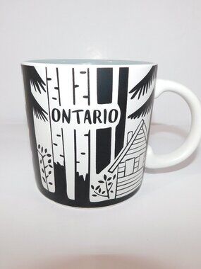 INDIGO Provinces of Canada ONTARIO Scene Coffee Mug Gray Inside City Forest